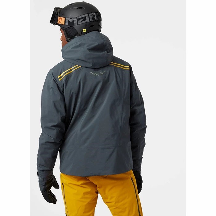 Men's Helly Hansen Alpha Infinity Ski Jackets Grey | 496-XYEFPH