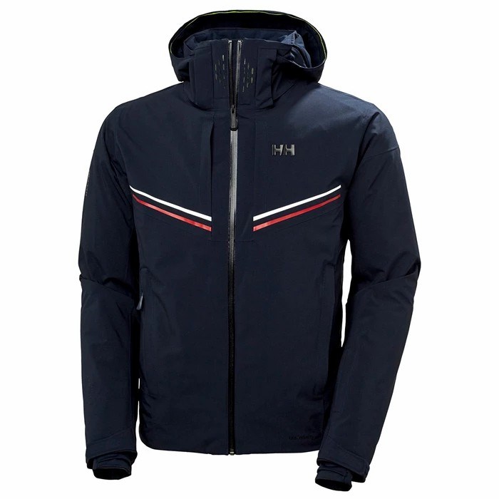 Men's Helly Hansen Alpha Infinity Ski Jackets Navy | 905-ZPAQLN