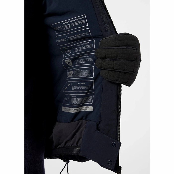 Men's Helly Hansen Alpha Infinity Ski Jackets Navy | 905-ZPAQLN