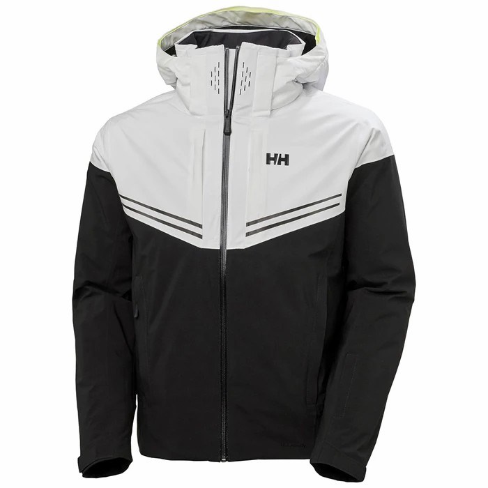 Men\'s Helly Hansen Alpha Infinity Ski Jackets Black | 924-HYCRLE