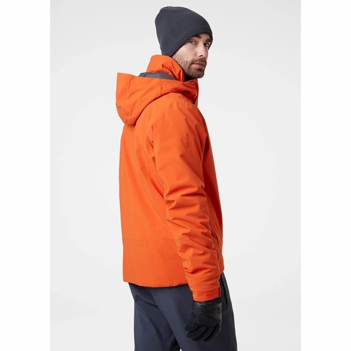 Men's Helly Hansen Alpha Lifaloft Insulated Ski Jackets Red / Orange | 098-WEAXRC