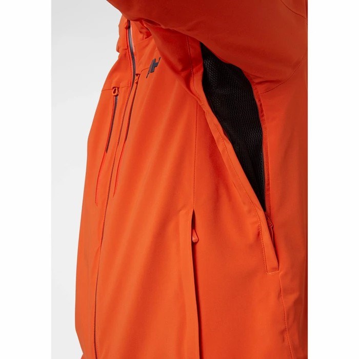 Men's Helly Hansen Alpha Lifaloft Insulated Ski Jackets Red / Orange | 098-WEAXRC