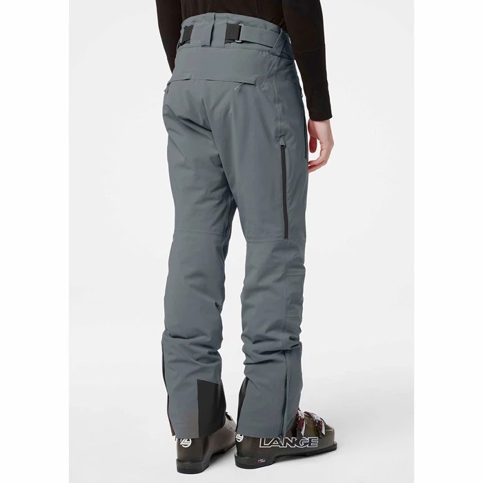 Men's Helly Hansen Alpha Lifaloft Insulated Snow Pants Grey | 518-JRIDUW