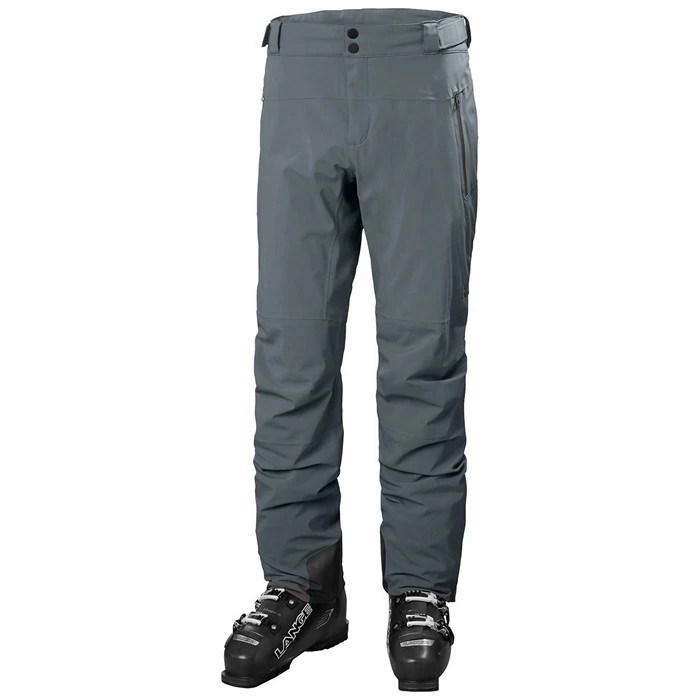 Men\'s Helly Hansen Alpha Lifaloft Insulated Snow Pants Grey | 518-JRIDUW