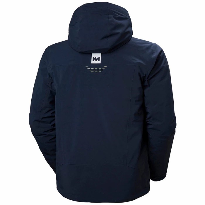 Men's Helly Hansen Alpha Lifaloft Insulated Ski Jackets Navy | 613-KIMAFU