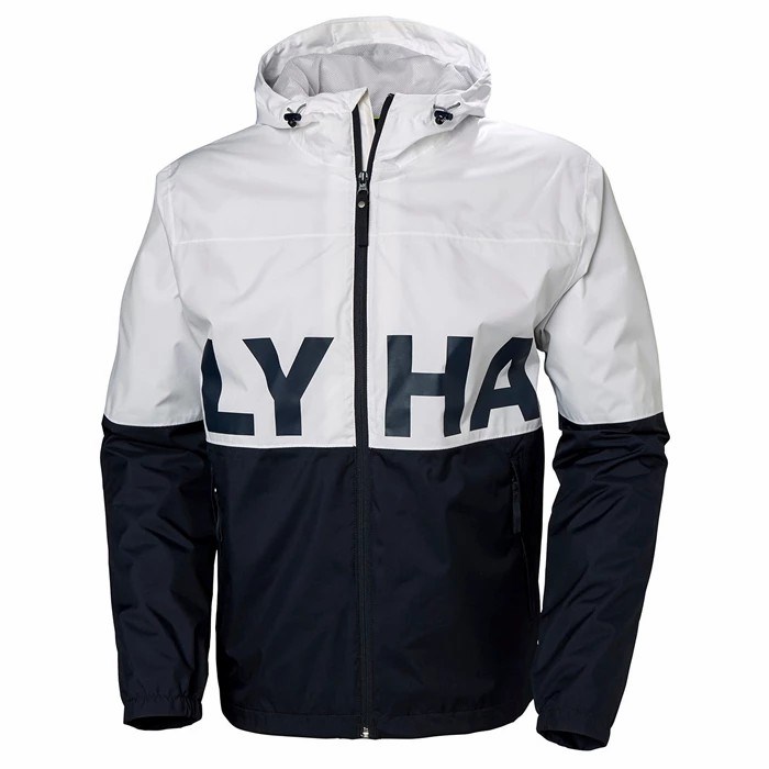 Men\'s Helly Hansen Amaze Casual Jackets White | 437-PBYVXE