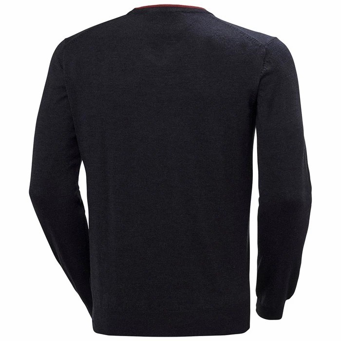 Men's Helly Hansen Arctic Merino Sweaters Navy | 493-XZSJVY