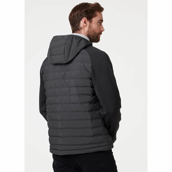 Men's Helly Hansen Arctic Ocean Hybrid Insulated Jackets Grey | 984-OSFXEJ