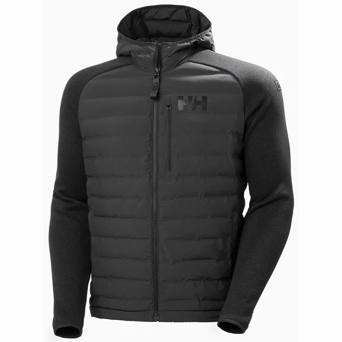 Men\'s Helly Hansen Arctic Ocean Hybrid Insulated Jackets Grey | 984-OSFXEJ