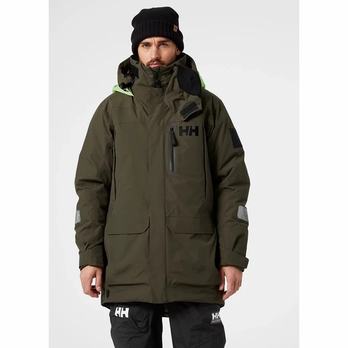 Men's Helly Hansen Arctic Ocean Parka Grey | 396-CZMEYH