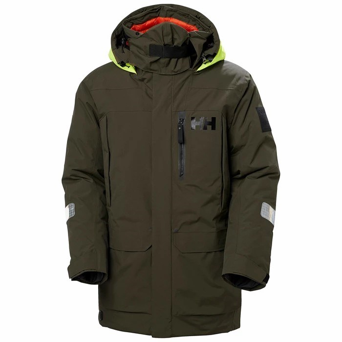 Men\'s Helly Hansen Arctic Ocean Parka Grey | 396-CZMEYH