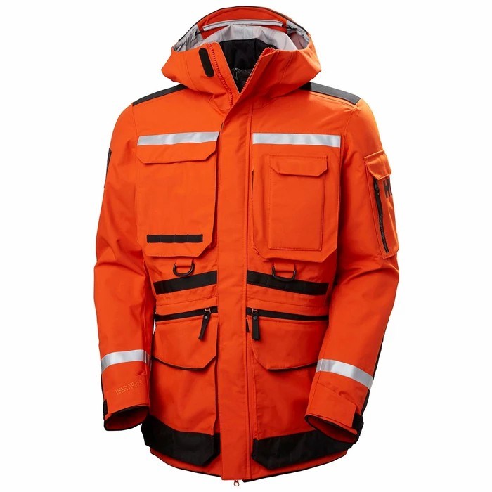 Men\'s Helly Hansen Arctic Patrol 3-in-1 Light Winter Jackets Red / Orange | 872-QEUVYO