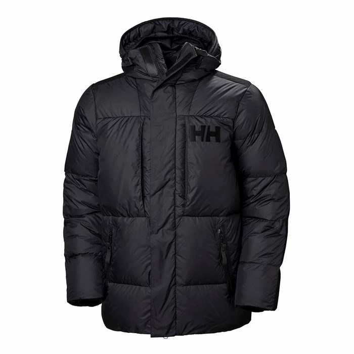 Men's Helly Hansen Arctic Patrol Puffer Jackets Black | 840-HVSFPT