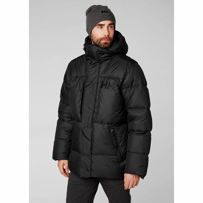 Men's Helly Hansen Arctic Patrol Puffer Jackets Black | 840-HVSFPT