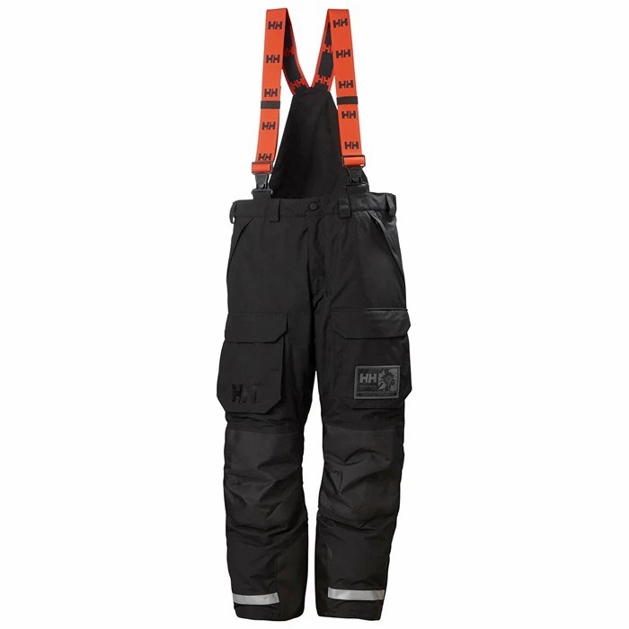 Men's Helly Hansen Arctic Patrol Snow Pants Black | 768-FWHIBR