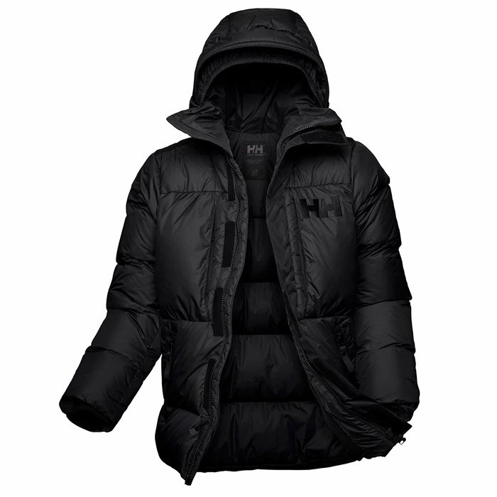 Men\'s Helly Hansen Arctic Patrol Winter Jackets Black | 965-VGHNEW