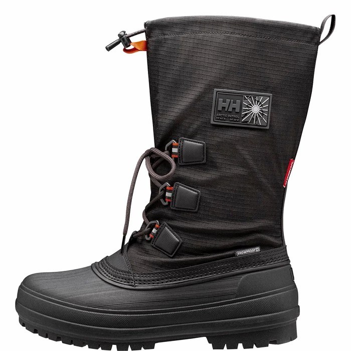 Men\'s Helly Hansen Arctic Patrol Work Boots Black | 943-SLDIOE