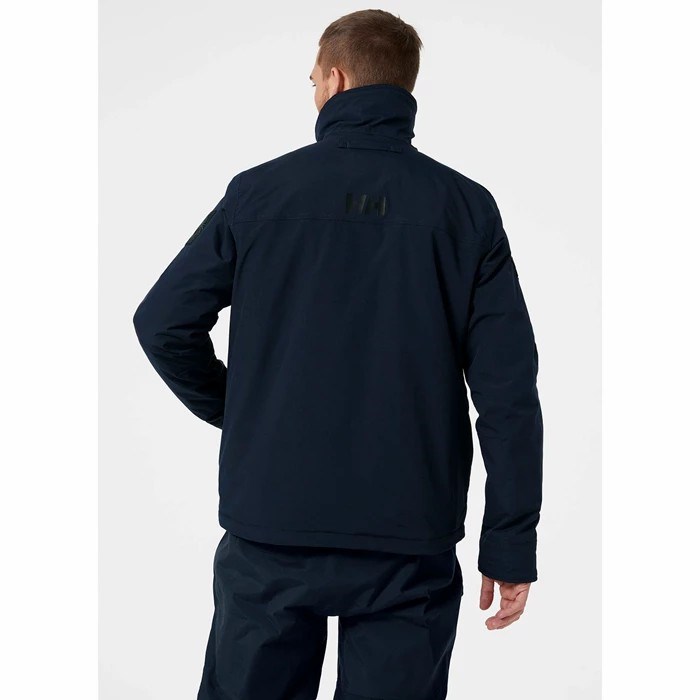 Men's Helly Hansen Arctic Shelled Wool Pile Sailing Jackets Navy | 492-SNORJM