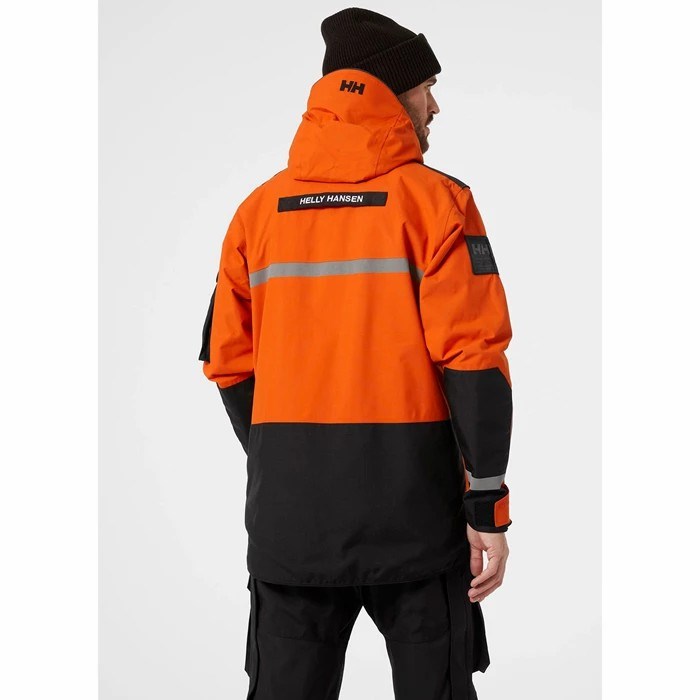 Men's Helly Hansen Arctic Transition Parka Orange | 713-POWGCR