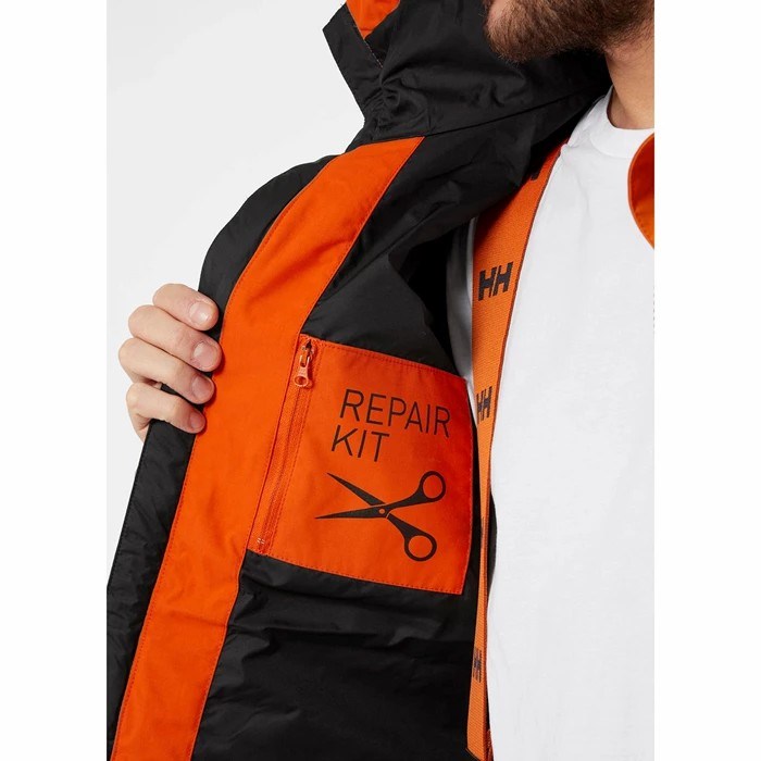 Men's Helly Hansen Arctic Transition Parka Orange | 713-POWGCR