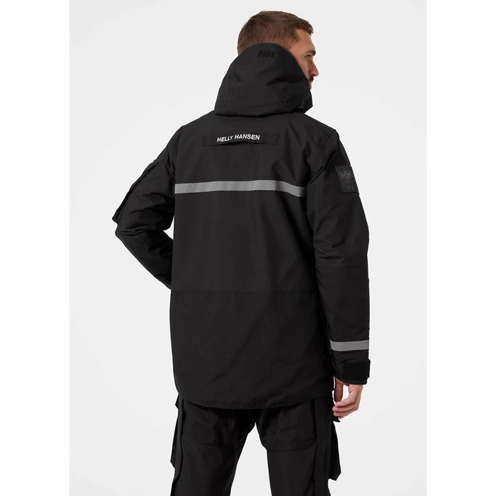 Men's Helly Hansen Arctic Transition Winter Jackets Black | 429-ZNEPXB