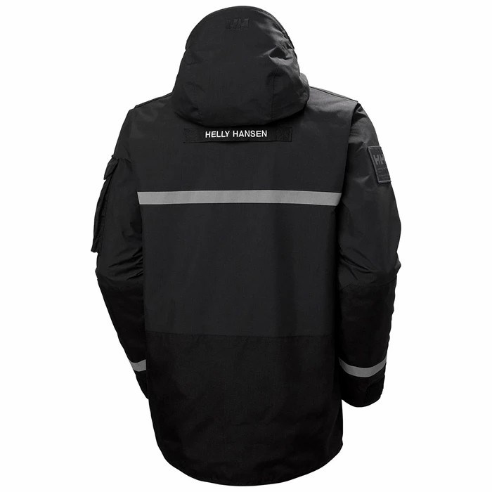 Men's Helly Hansen Arctic Transition Winter Jackets Black | 429-ZNEPXB