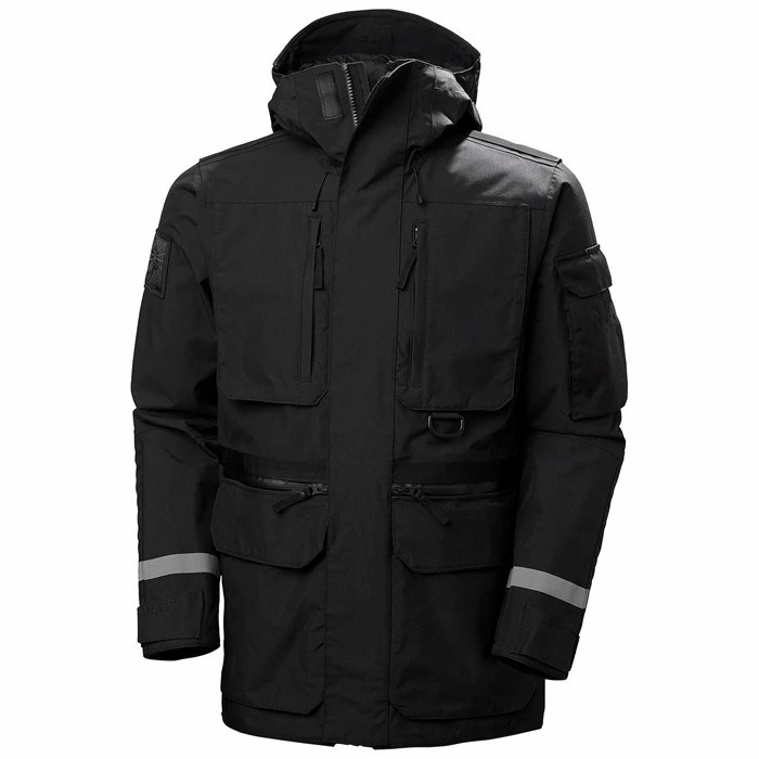 Men\'s Helly Hansen Arctic Transition Winter Jackets Black | 429-ZNEPXB