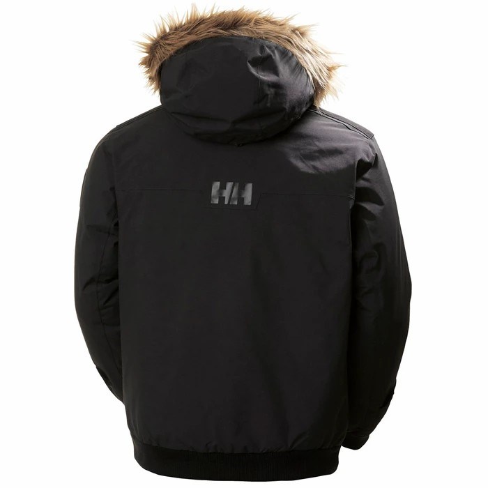 Men's Helly Hansen Barents Bomber Winter Jackets Black | 016-MGQCVR