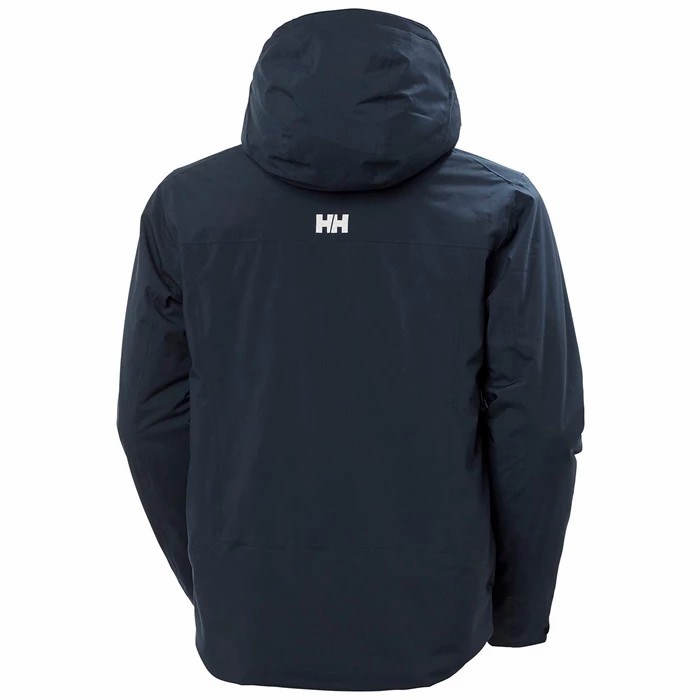 Men's Helly Hansen Bonanza Mono Material Ski Jackets Navy | 016-FTVBKX