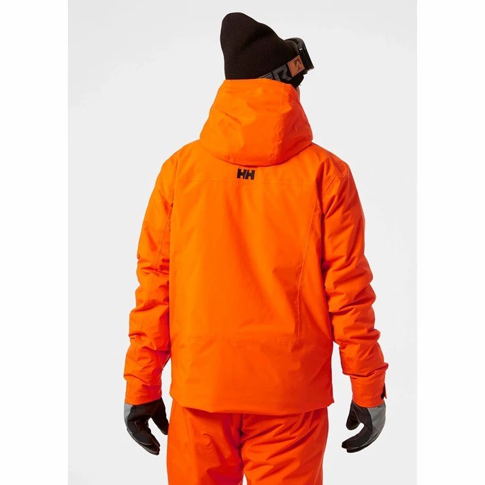 Men's Helly Hansen Bonanza Mono Material Ski Jackets Orange | 305-RKYAMQ