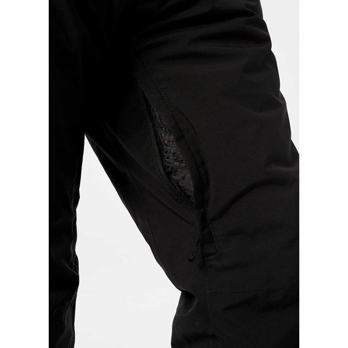 Men's Helly Hansen Bonanza Mono Material Insulated Snow Pants Black | 841-TEAKOX