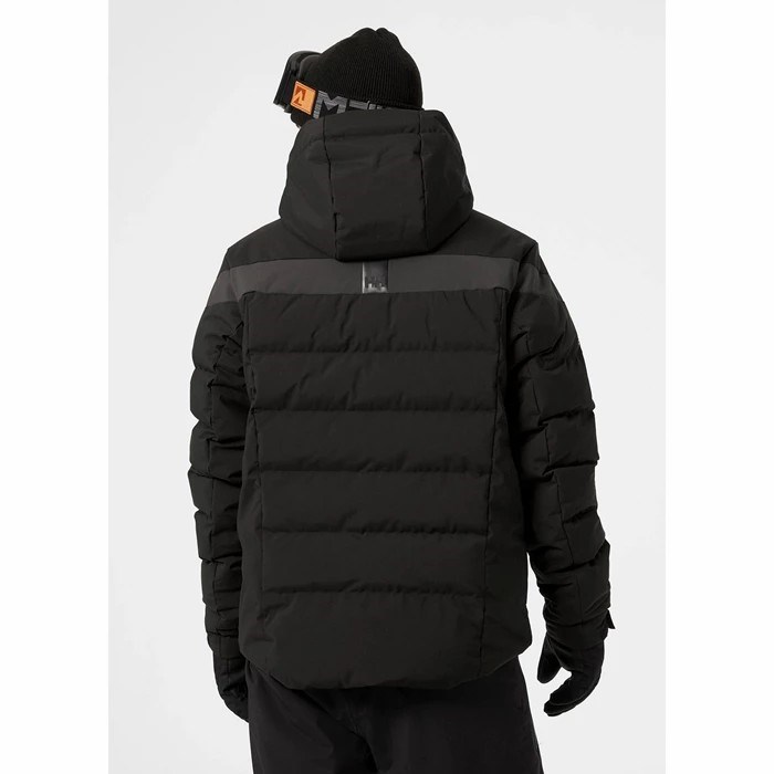 Men's Helly Hansen Bossanova Puffy Ski Jackets Black | 437-RPGBKH