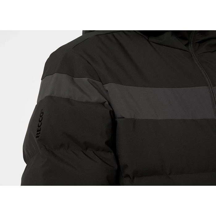 Men's Helly Hansen Bossanova Puffy Ski Jackets Black | 437-RPGBKH