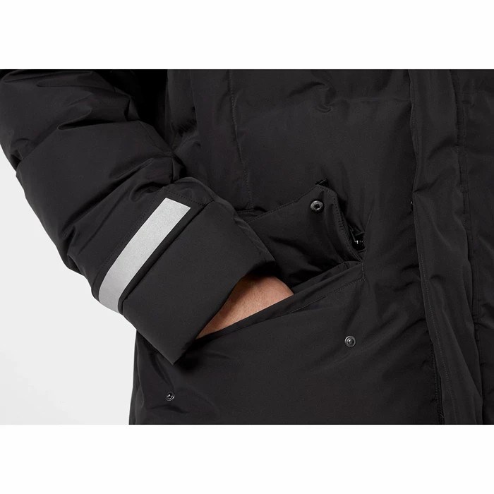 Men's Helly Hansen Bouvet Puffer Jackets Black | 874-OFBDYC