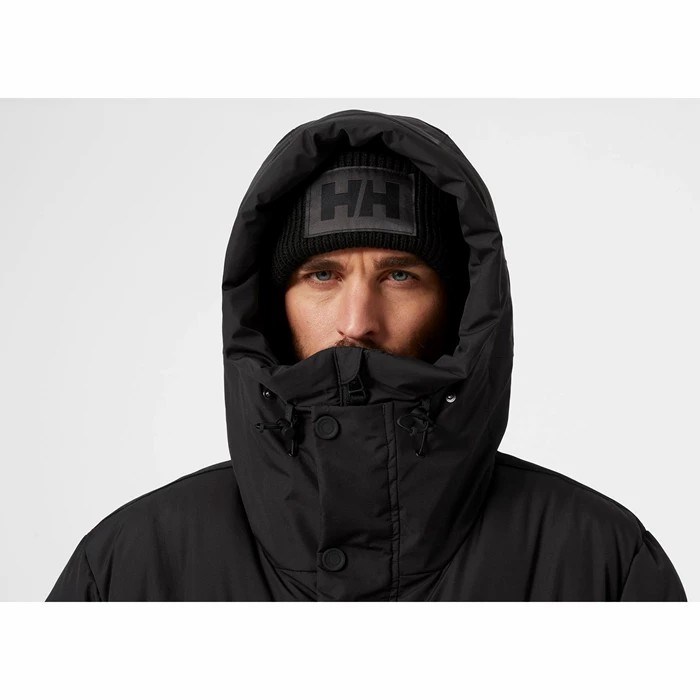 Men's Helly Hansen Bouvet Puffer Jackets Black | 874-OFBDYC