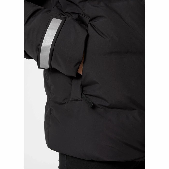 Men's Helly Hansen Bouvet Winter Jackets Black | 025-MDGTLX