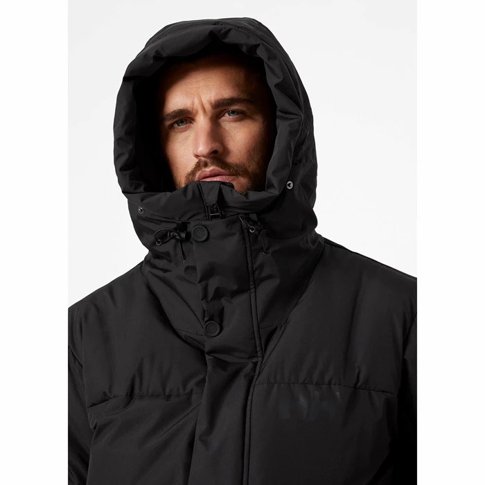 Men's Helly Hansen Bouvet Winter Jackets Black | 025-MDGTLX