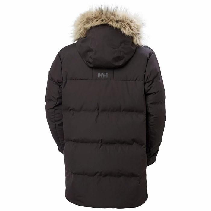 Men's Helly Hansen Bouvet Winter Jackets Black | 318-OCPKQI