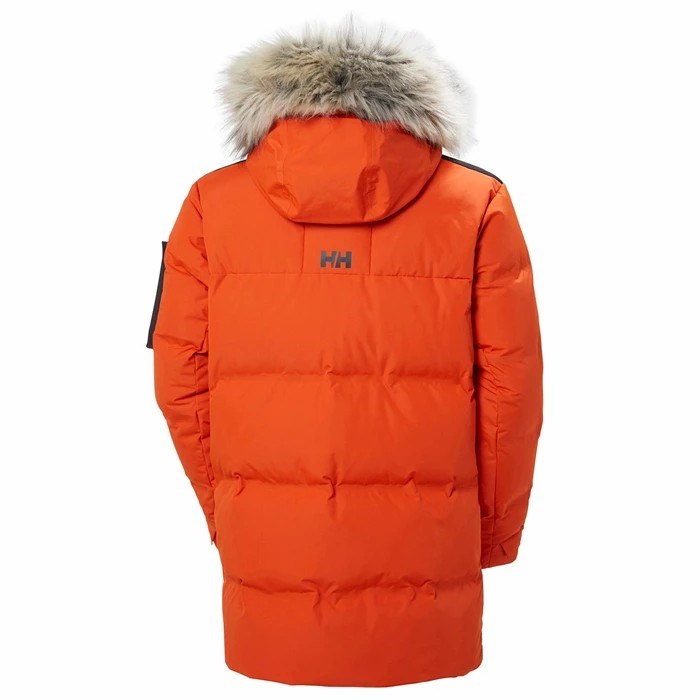 Men's Helly Hansen Bouvet Winter Jackets Red / Orange | 420-CUQNYG