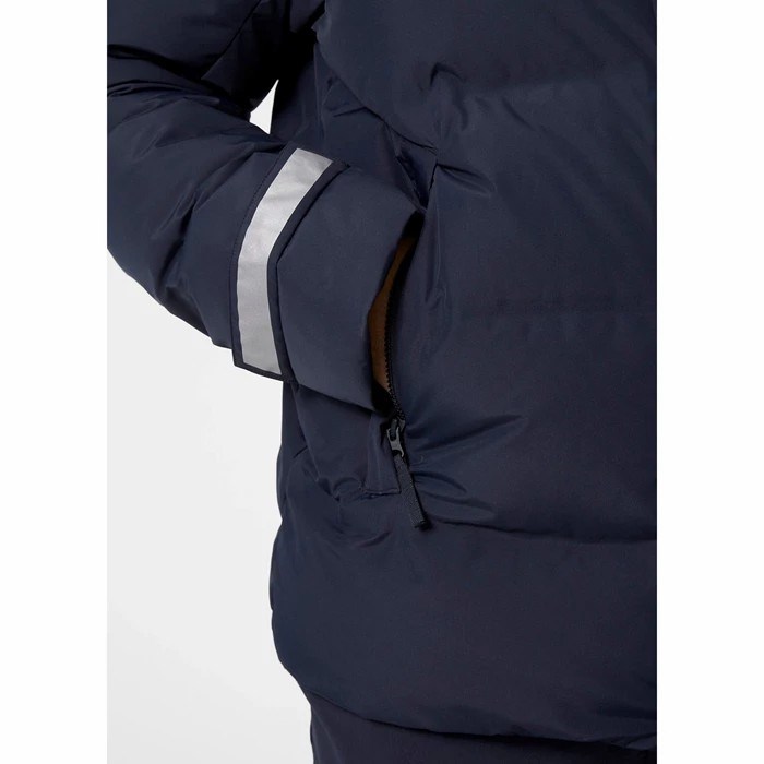 Men's Helly Hansen Bouvet Winter Jackets Navy | 528-UPQBML