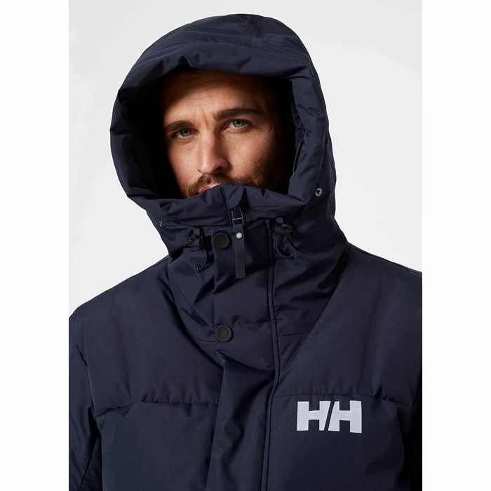 Men's Helly Hansen Bouvet Winter Jackets Navy | 528-UPQBML