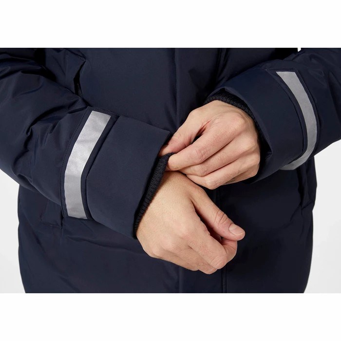 Men's Helly Hansen Bouvet Winter Jackets Navy | 528-UPQBML