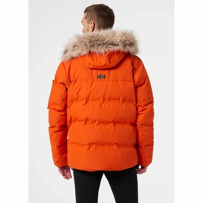 Men's Helly Hansen Bouvet Winter Jackets Orange / Red | 892-ZXMWLO