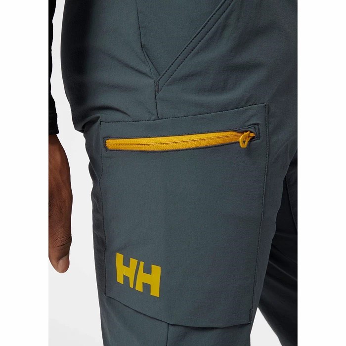 Men's Helly Hansen Brono Softshell Shell Pants Grey | 841-VHXGMI