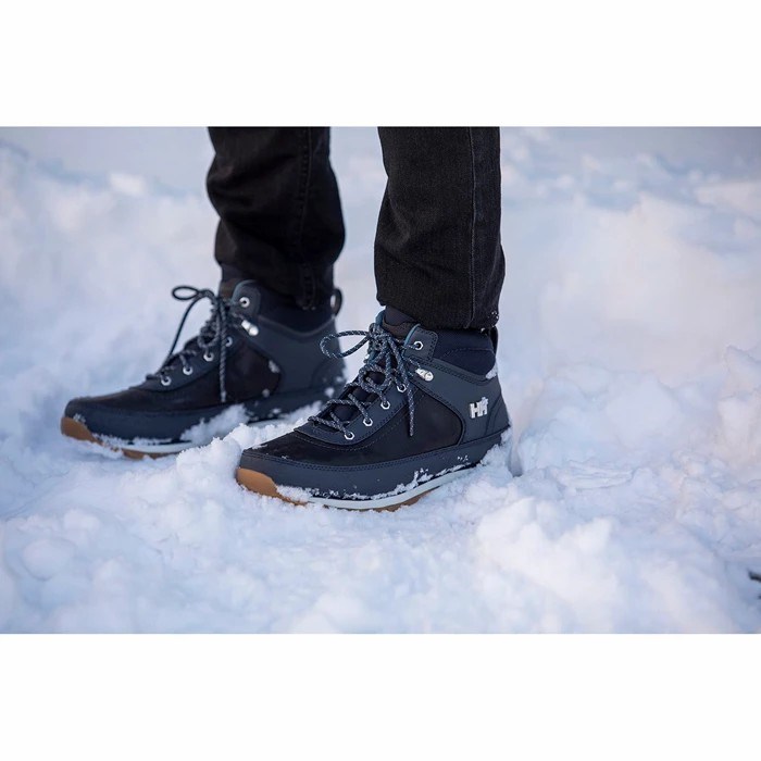 Men's Helly Hansen Calgary Work Boots Navy / Dark | 425-HJCYPI