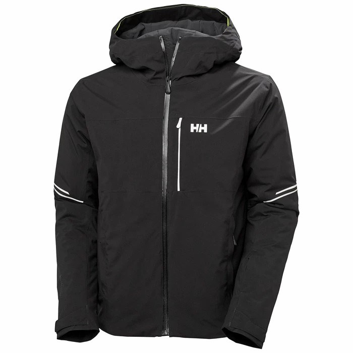 Men\'s Helly Hansen Carv Lifaloft Insulated Ski Jackets Black | 132-SDCVYI