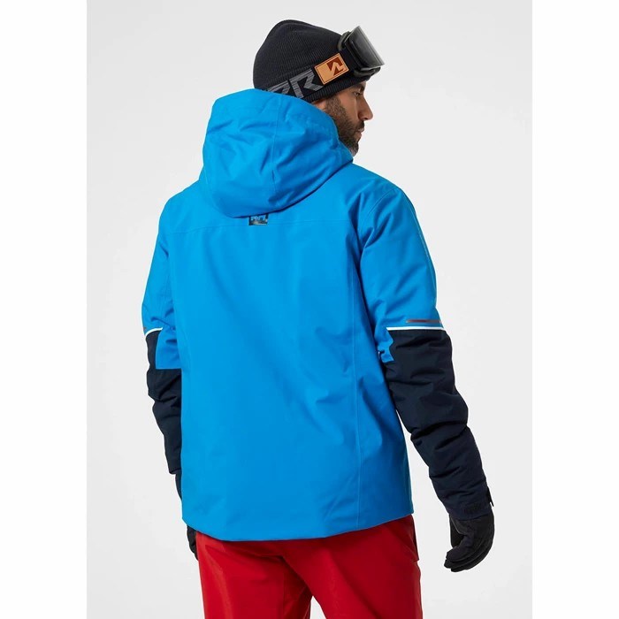 Men's Helly Hansen Carv Lifaloft Insulated Ski Jackets Blue | 871-JMHZGQ