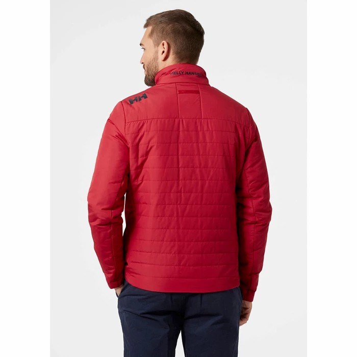 Men's Helly Hansen Crew 2.0 Casual Jackets Red | 296-ULPZTS