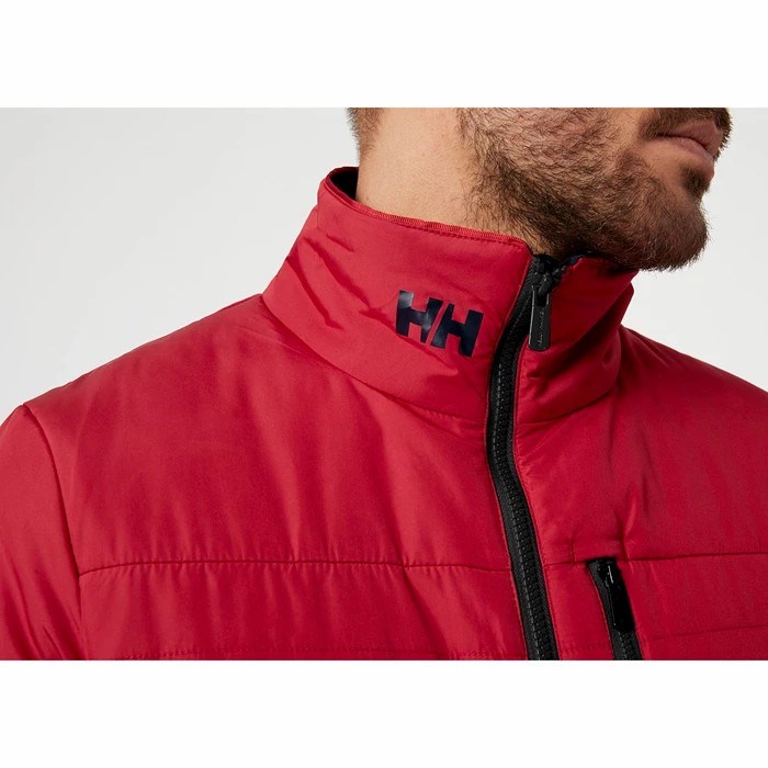 Men's Helly Hansen Crew 2.0 Casual Jackets Red | 296-ULPZTS