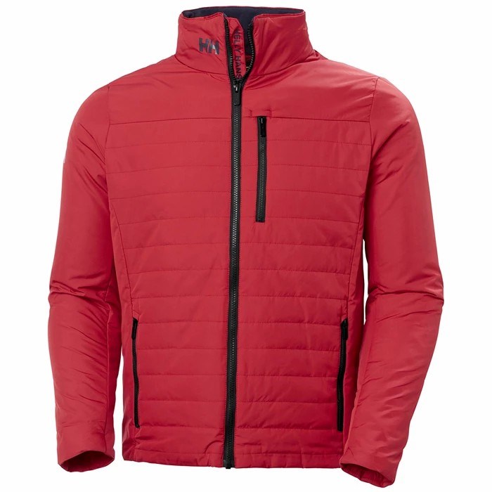 Men\'s Helly Hansen Crew 2.0 Casual Jackets Red | 296-ULPZTS